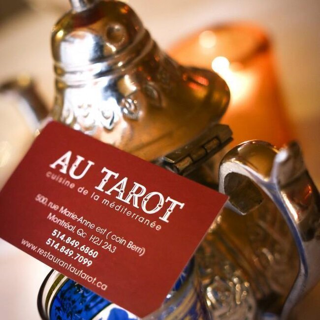 Au Tarot - Restaurant Méditerranéenne à Le Plateau-Mont-Royal, Montréal