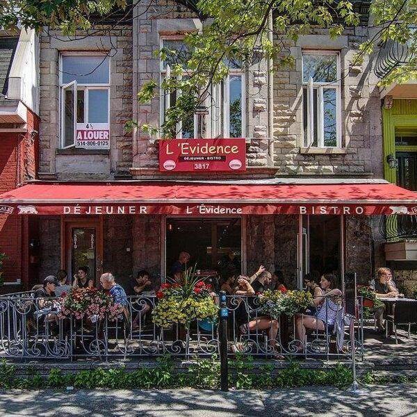 L'Évidence - Restaurant Déjeuner à Le Plateau-Mont-Royal, Montréal