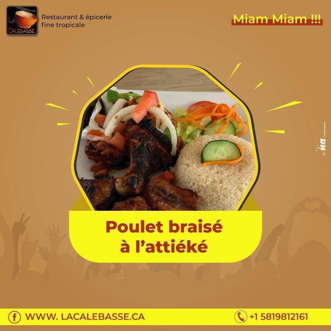 Restaurant La Calebasse - the true flavors of the tropics in the heart of Quebec, in an exotic atmosphere that transports you to the heart of Africa.