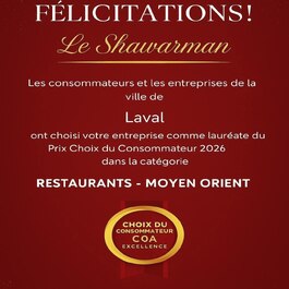 Le Shawarman Restaurant Le Shawarman RestoMontreal.ca