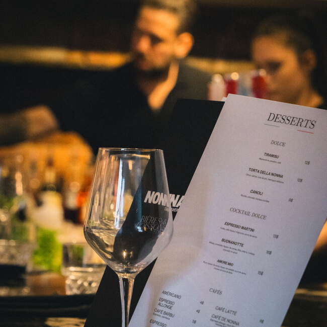 Nonna taverna - Restaurant Italienne à Haute-Ville (St-Jean-Baptiste), Québec