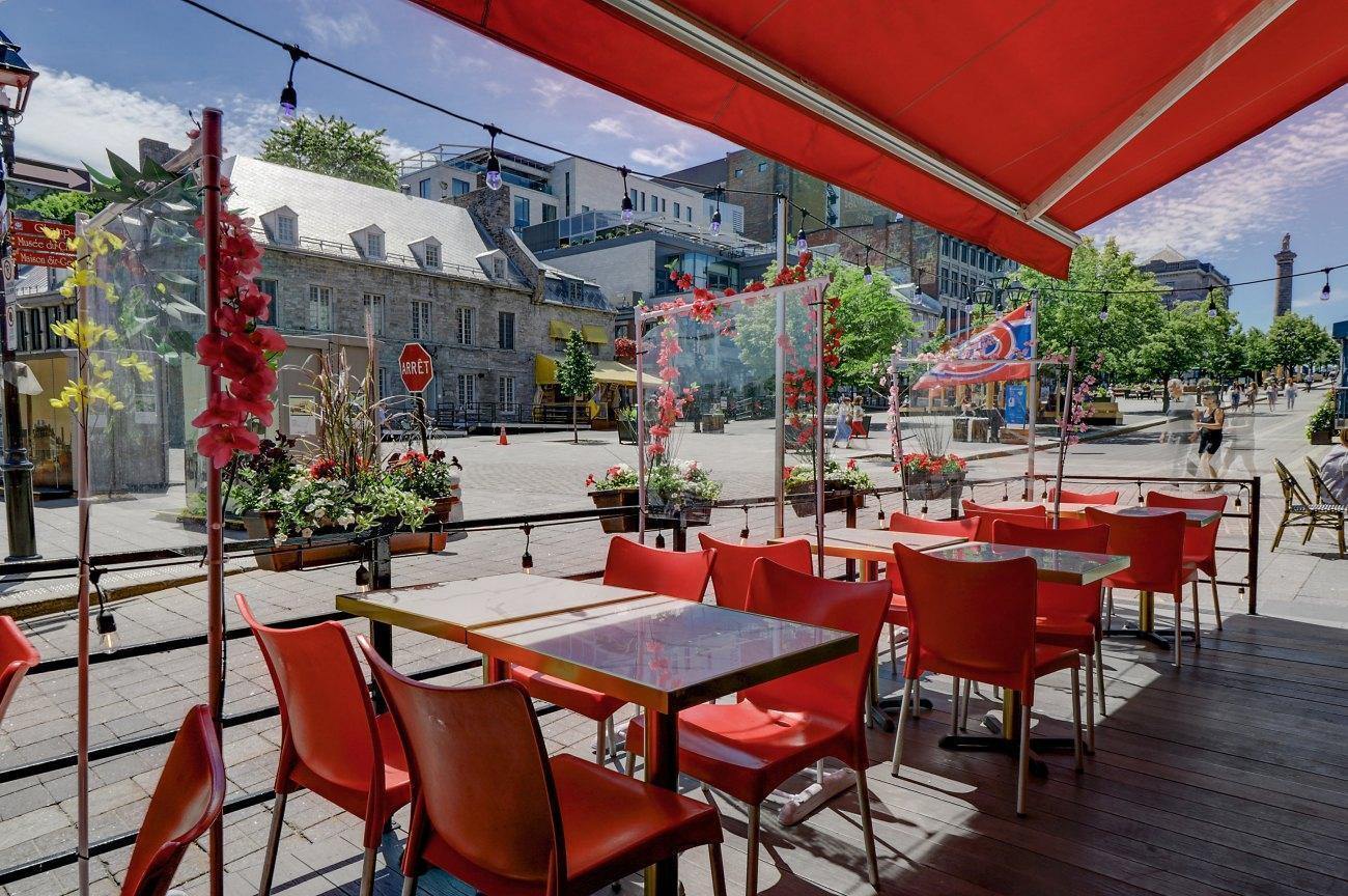 Terrasse Jacques-Cartier - Restaurant Réconfort à Vieux-Montréal, Montréal