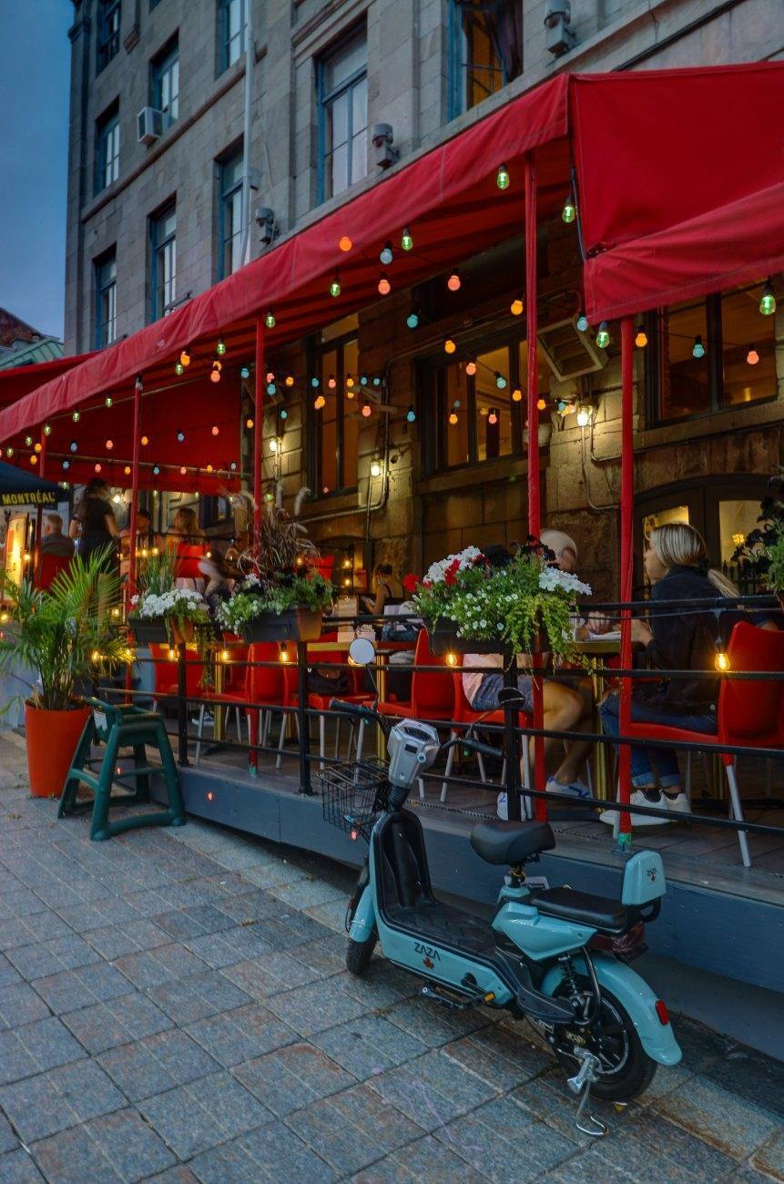 Terrasse Jacques-Cartier - Restaurant Réconfort à Vieux-Montréal, Montréal