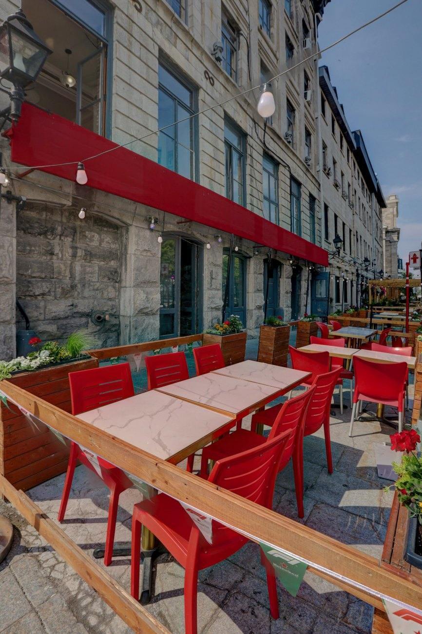 Terrasse Jacques-Cartier - Restaurant Réconfort à Vieux-Montréal, Montréal