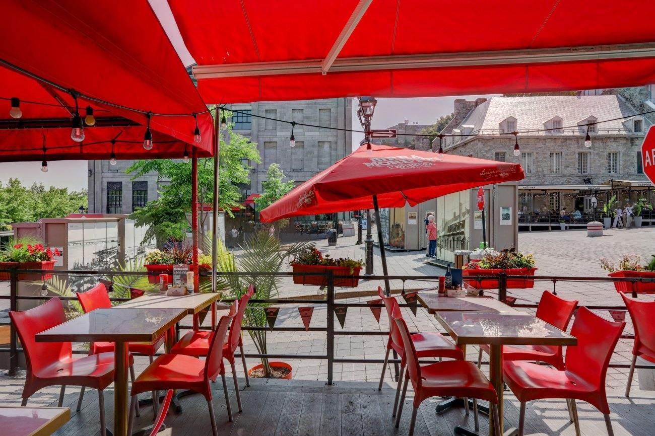 Terrasse Jacques-Cartier - Restaurant Réconfort à Vieux-Montréal, Montréal