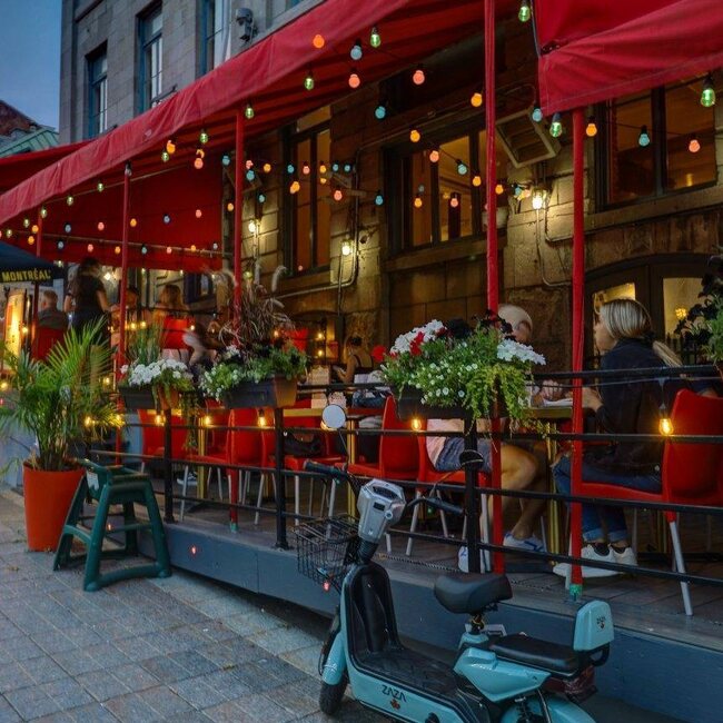 Terrasse Jacques-Cartier - Restaurant Réconfort à Vieux-Montréal, Montréal