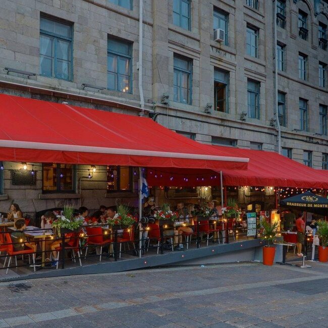 Terrasse Jacques-Cartier - Restaurant Réconfort à Vieux-Montréal, Montréal