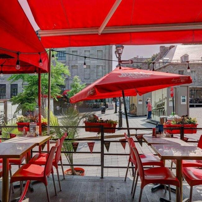 Terrasse Jacques-Cartier - Restaurant Réconfort à Vieux-Montréal, Montréal