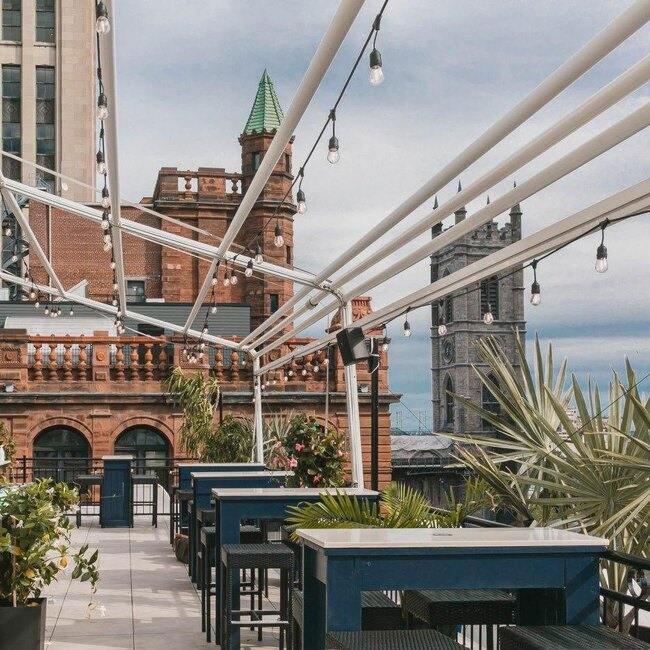 Terrasse Place d'Armes Restaurant Montreal, QC
