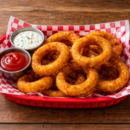Panko Onion Rings - Typhoon Lounge  Restaurant Pub Food