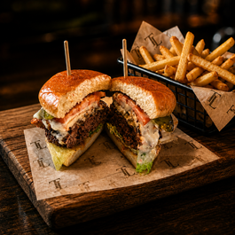 Halle-Loumi Burger - Typhoon Lounge RestoMontreal.ca