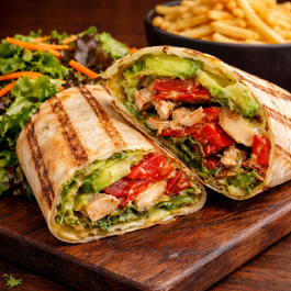 Cali Chicken Wrap - Typhoon Lounge RestoMontreal.ca
