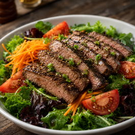 Bavette Steak Salad - Typhoon Lounge RestoMontreal.ca