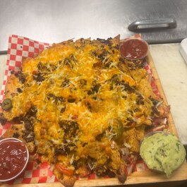 Double Stacked Nachos - Typhoon Lounge RestoMontreal.ca