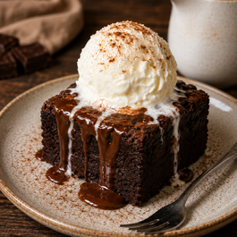 Coffee Crisp Brownie & ice Cream - Typhoon Lounge RestoMontreal.ca